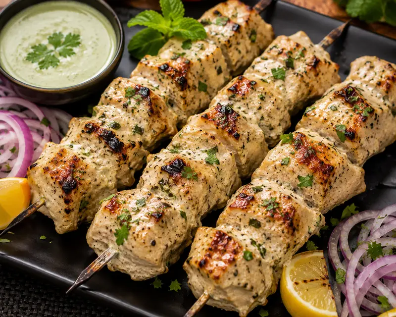 Malai Chicken Tikka + Chapati